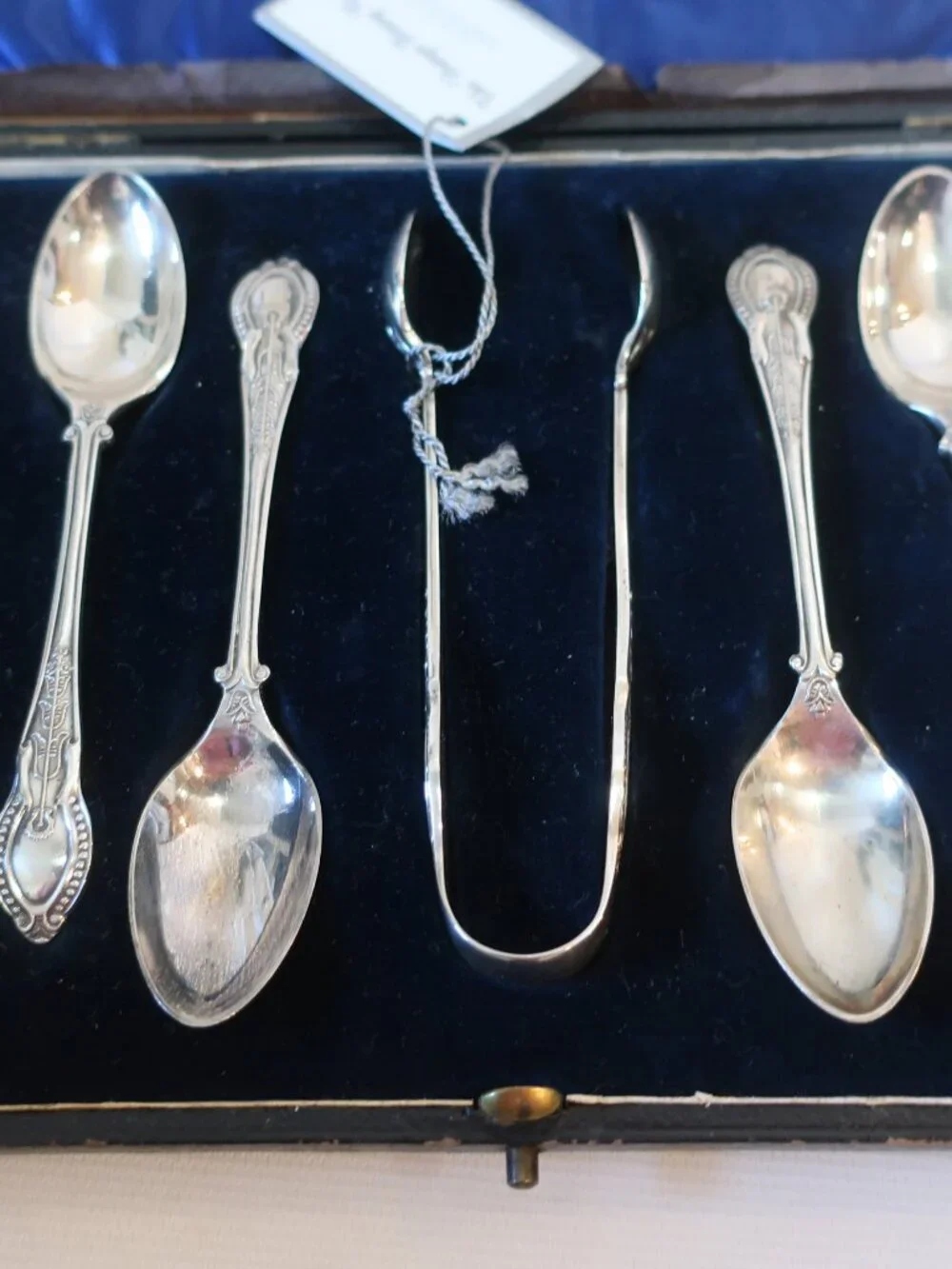 The Vintage Dining Room x Bergdorf Goodman EPNS 5-Teaspoons & 1-Tong 6-Pc Set
